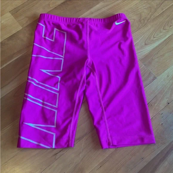 Nike Swim 30 Hot Pink Shorts Suit triathlon biking running - Picture 2 of 5